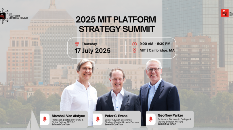 2025 MIT Platform Strategy Summit 2025 MIT Platform Strategy Summit