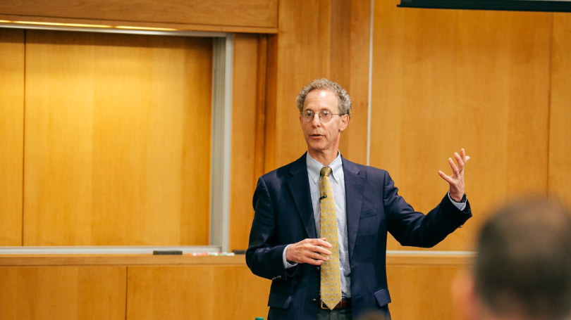 Dan Reiicher lecturing at Dartmouth in 2016