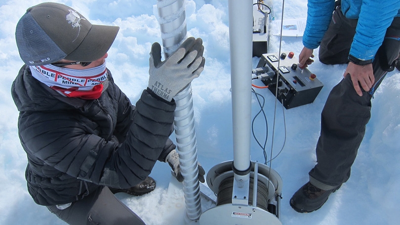 Ice Core Drilling at Denali National Park