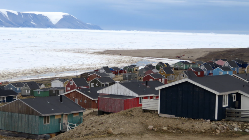 A view of Qaanaaq, Greenland