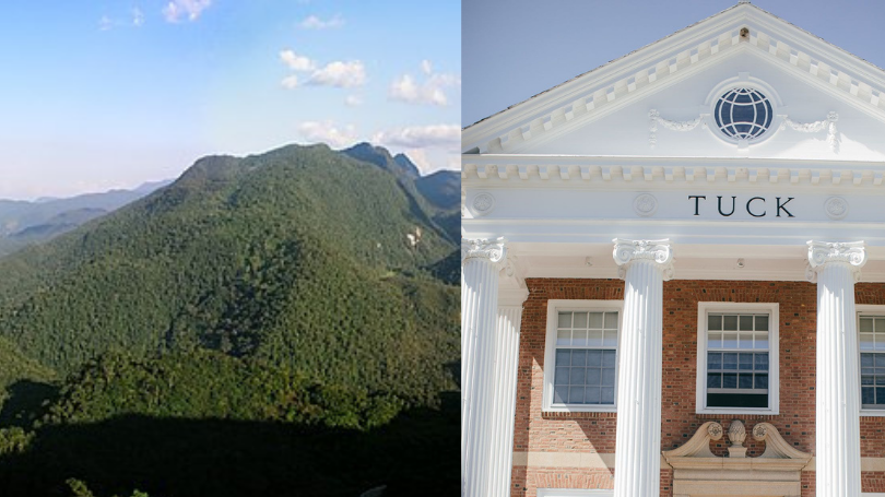 The Alto Mayo rainforest in Peru (left) Tuck Hall (right)