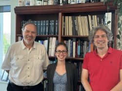 The project team of Geoff Hautier, Sarah Slotznik and Ian Baker